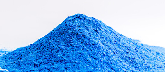 cobalt oxide, blue pigment, used in the ceramic industry as an additive to create blue enamels in...
