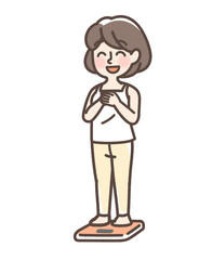 体重を気にする女性