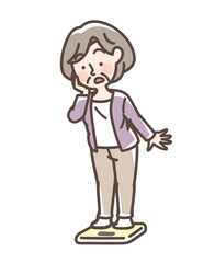 体重を気にする女性