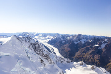 Obraz premium NZ Glaciers and mountains