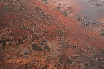 hot springs ground erosion textures 