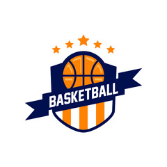 Basketball logo template