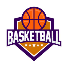 Basketball logo template