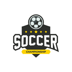 Soccer Football Badge Logo Design Templates