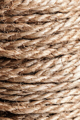 Braided sisal yarn texture