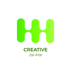 Abstract logo. Minimalistic logo design. Creative logo. Beautiful and simple element. Eps 10 vector illustration.