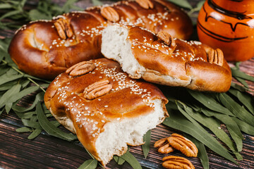 Traditional mexican bread called 