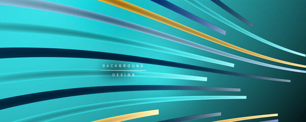 Abstract colorful lines vector background. Internet, big data and technology connections concept, abstract template