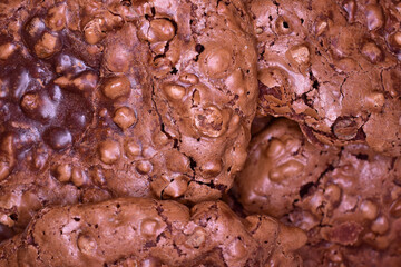 Close up photo of chocolate cookies