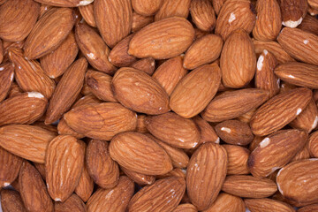 Close up of almonds