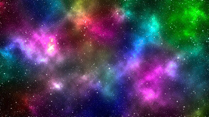 Space wallpaper. Beautiful constellation in deep space