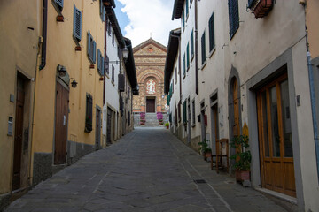 Fototapeta na wymiar Panzano in Chianti, Toskana, Italien
