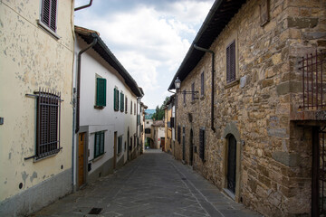 Fototapeta na wymiar Panzano in Chianti, Toskana, Italien