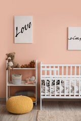 Stylish interior of modern children's room