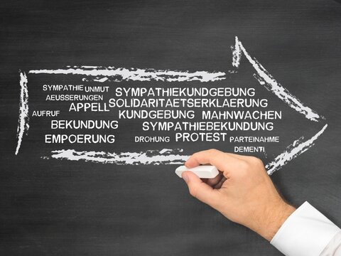Solidarit�tsbekundung