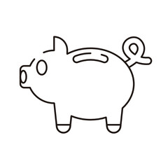 Online shopping vector line icon - app and mobile web responsive