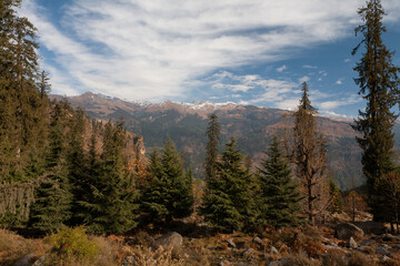 Autumn  in Himalayas, Kulu, India