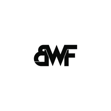 bwf letter original monogram logo design