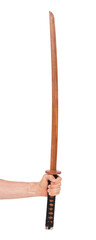 Wooden training sword