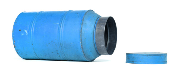 Old nostalgic can isolated on white