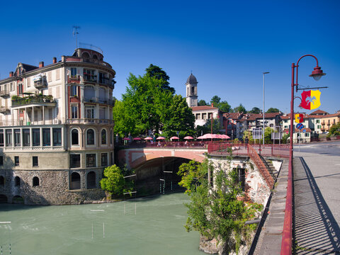 Ponte Adriano Olivetti, Ivrea, Turin, Piedmont, Italy