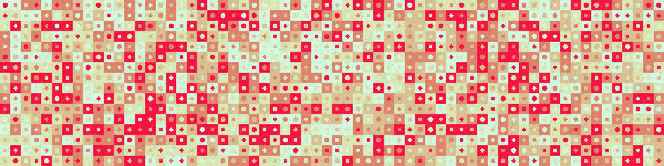 Abstract Geometric Pattern generative computational art illustration