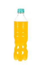 Layout bottles for soft drink isolated on a white background