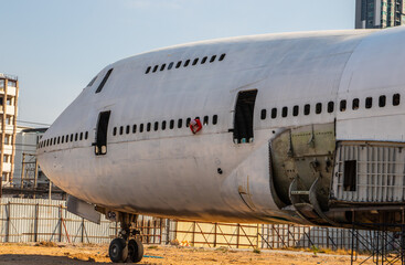 A Boeing 747 or Jumbo Jet in Pattaya District Chonburi Thailand