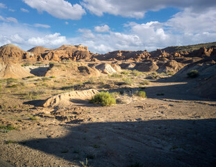 Out of this world Goblin Valley State Park unique mushroom shaped sandstone hoodoos and formations in a strange semi desert setting in Green River Utah