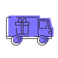 E-commerce, online shopping and delivery elements - minimal thin line web icon. Outline icon. Simple vector illustration.