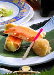 会席料理　一品料理　盛付　和食　日本食　JAPAN　FOOD　懐石