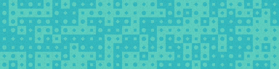 Abstract Geometric Pattern generative computational art illustration