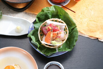 会席料理　一品料理　盛付　和食　日本食　JAPAN　FOOD　懐石