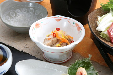 会席料理　一品料理　盛付　和食　日本食　JAPAN　FOOD　懐石