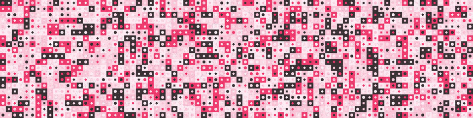 Abstract Geometric Pattern generative computational art illustration