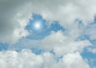 Cloudy sky background