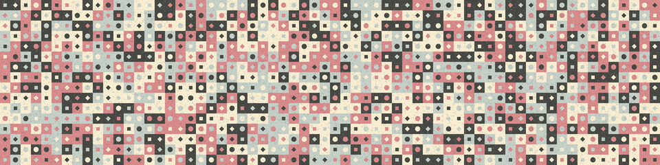 Abstract Geometric Pattern generative computational art illustration