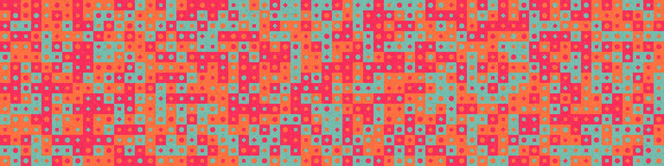 Abstract Geometric Pattern generative computational art illustration