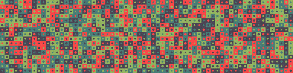 Abstract Geometric Pattern generative computational art illustration