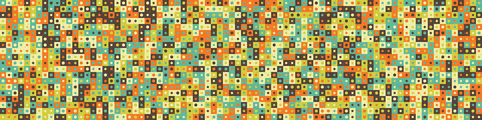 Abstract Geometric Pattern generative computational art illustration