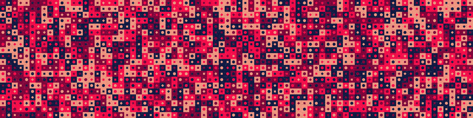 Abstract Geometric Pattern generative computational art illustration