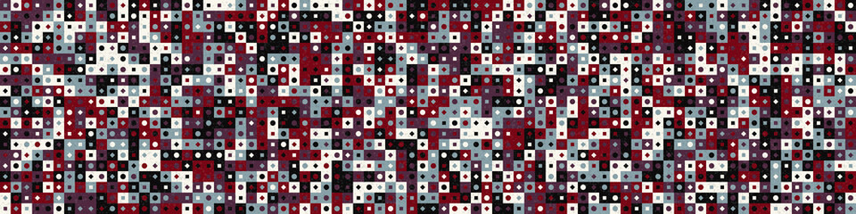 Abstract Geometric Pattern generative computational art illustration