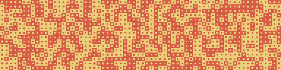 Abstract Geometric Pattern generative computational art illustration