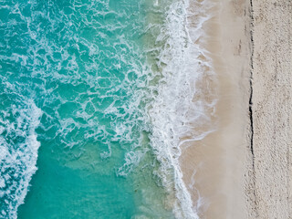 Drone photo Playa Ballenas, Cancun, Mexico