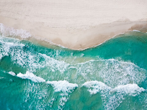 Drone photo Playa Ballenas, Cancun, Mexico