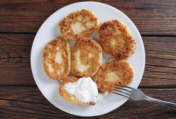Cottage cheese pancakes