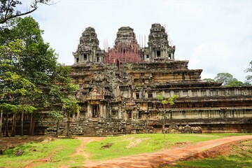 Obraz premium Ta Keo Temple in Angkor Wat, Siem Reap, Cambodia
