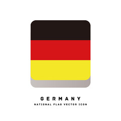 Obraz premium National Flag designed like a square icon[Germany]