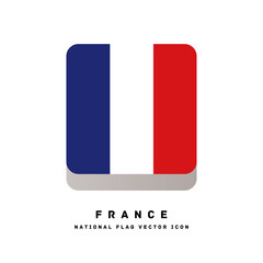 National Flag designed like a square icon[France]