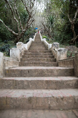 stone stairs in the park